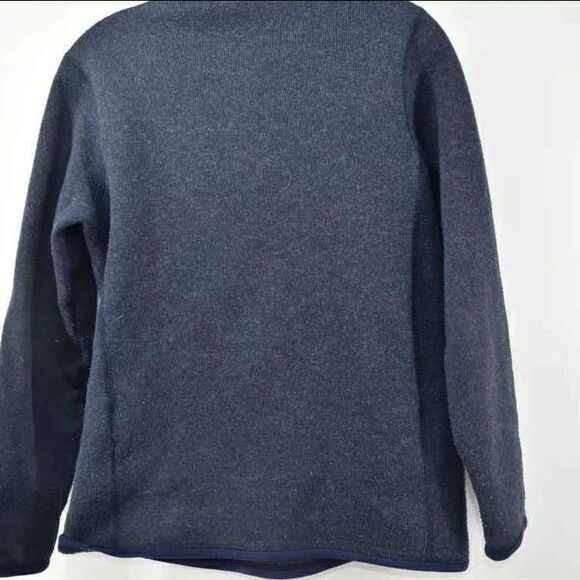 Patagonia Better Sweater Women's Blue 1/4 Zip Pullover Size XL - Picture 5 of 8